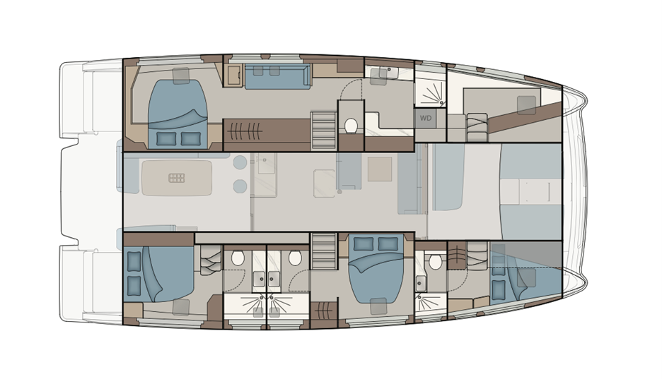 Standard 4-cabin / 4-head